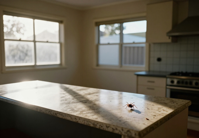 Bed bug infestation in a Ultimo hotel room before treatment